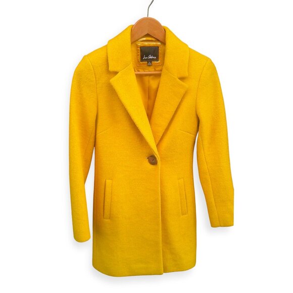 SAM EDELMAN Wool Blend Single Button PeaCoat 0 - Picture 3 of 9